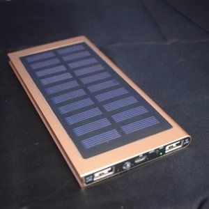 Solar Panel Battery (phone charger) With Light 20,000MaH